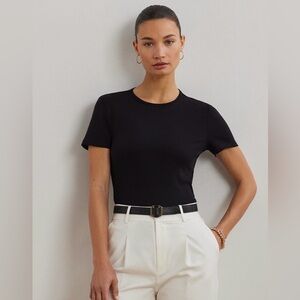 Ralph Lauren Black Short Sleeve Tee Size 2X